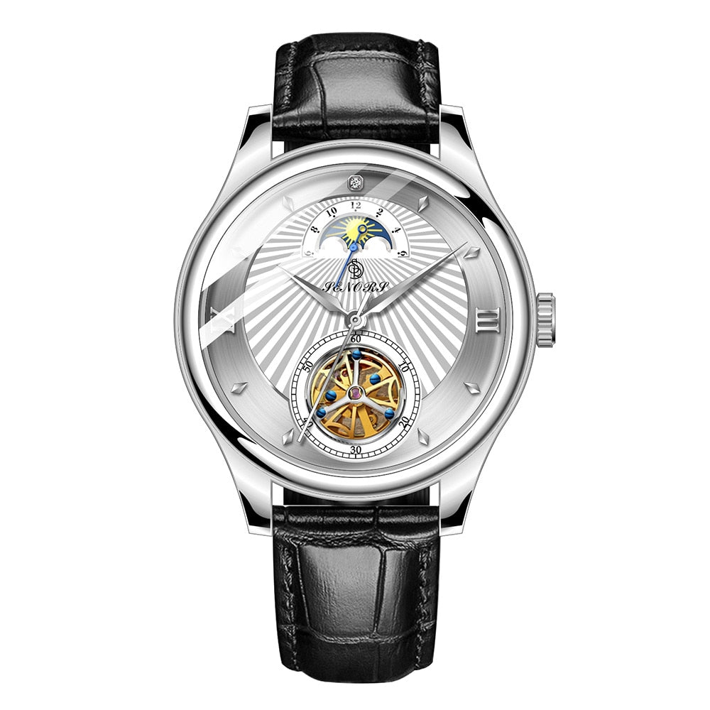 SENORS SN169 Luxury Fashion  Tourbillon Watches Automatic  Mechanical  Watches