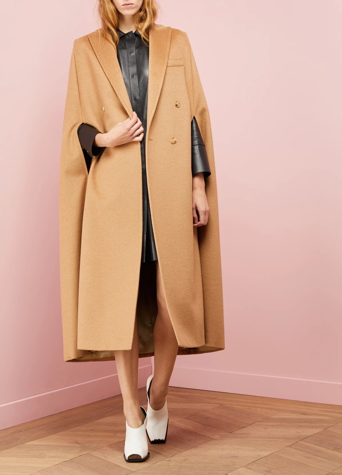 AEL Fashion Oversized Women Double Face Cloak Woolen Coat 2018 Hight Quality with Lengthen Thickening Keep Warm Winter Overcoat