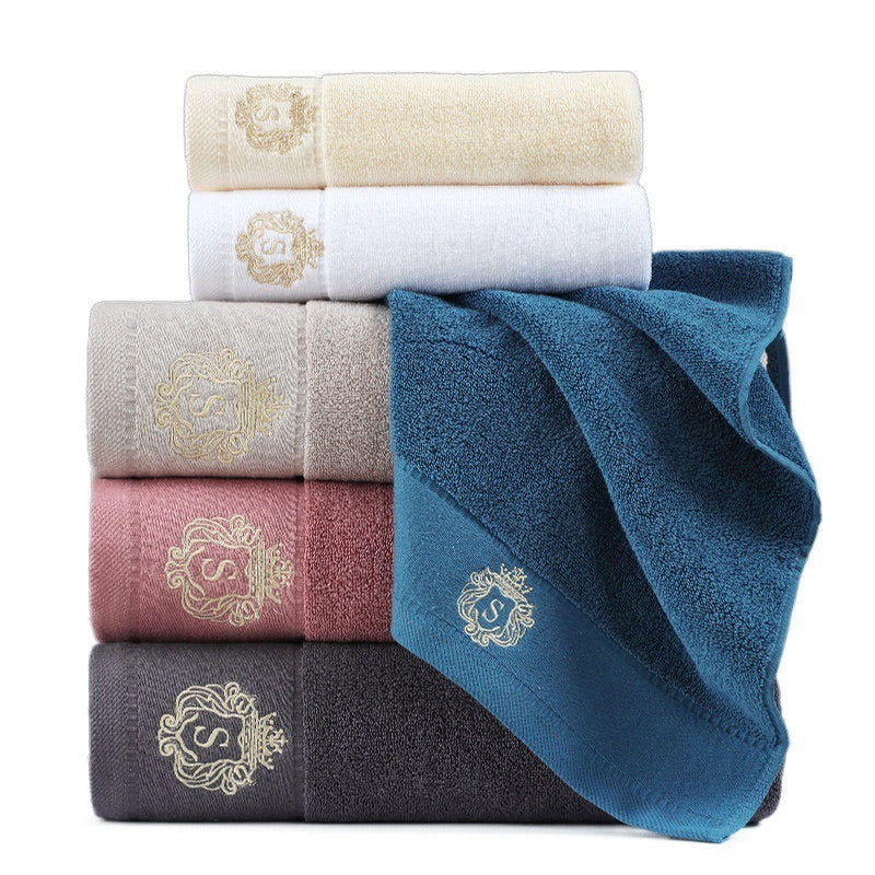 Towel Set Of Pure Cotton Towel Bath Towel Three-Piece Gift Set Xinjiang Cotton
